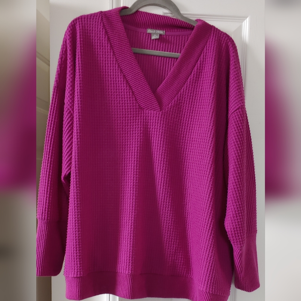 Plus Size V-Neck Sweater/Top